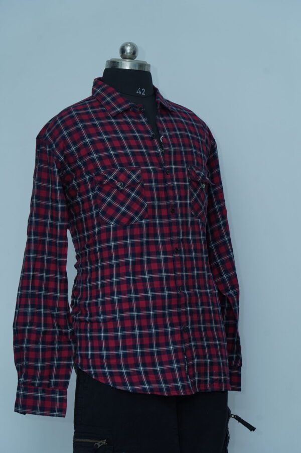 Casual Shirt Red - Image 2