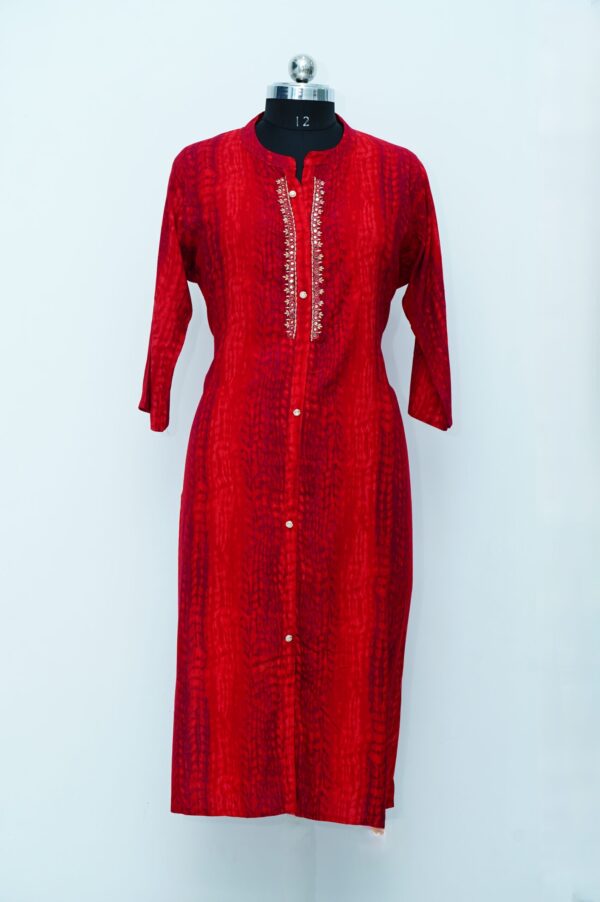 Red Kurti