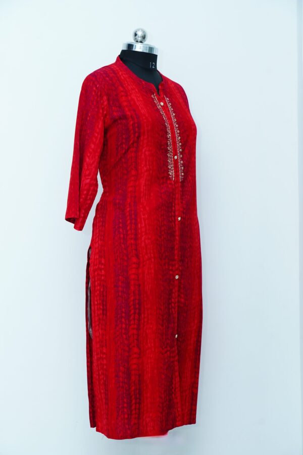 Red Kurti - Image 2