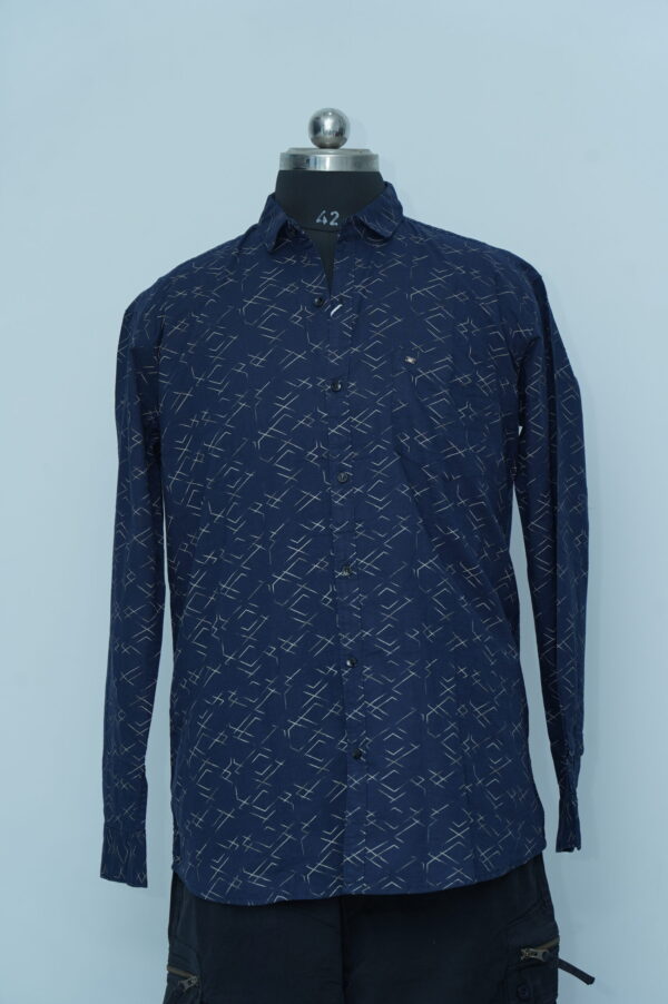 Semi Casual Shirt Blue