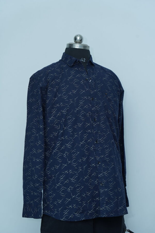 Semi Casual Shirt Blue - Image 2