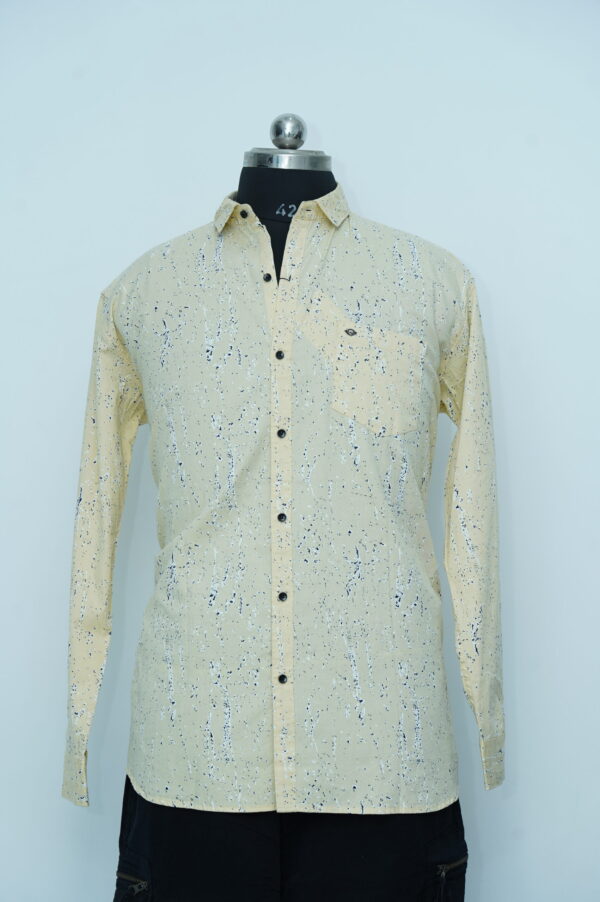 Semi Casual Shirt Yellow