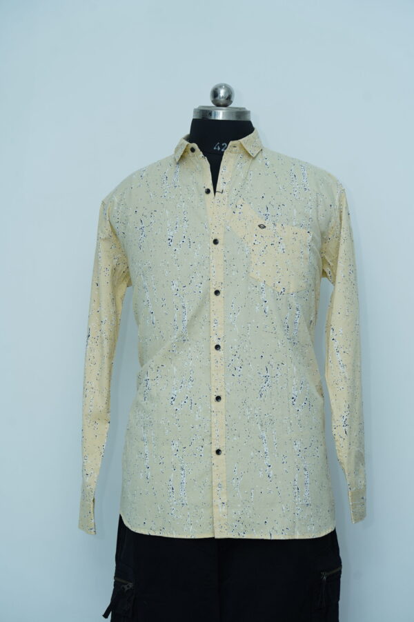 Semi Casual Shirt Yellow - Image 2