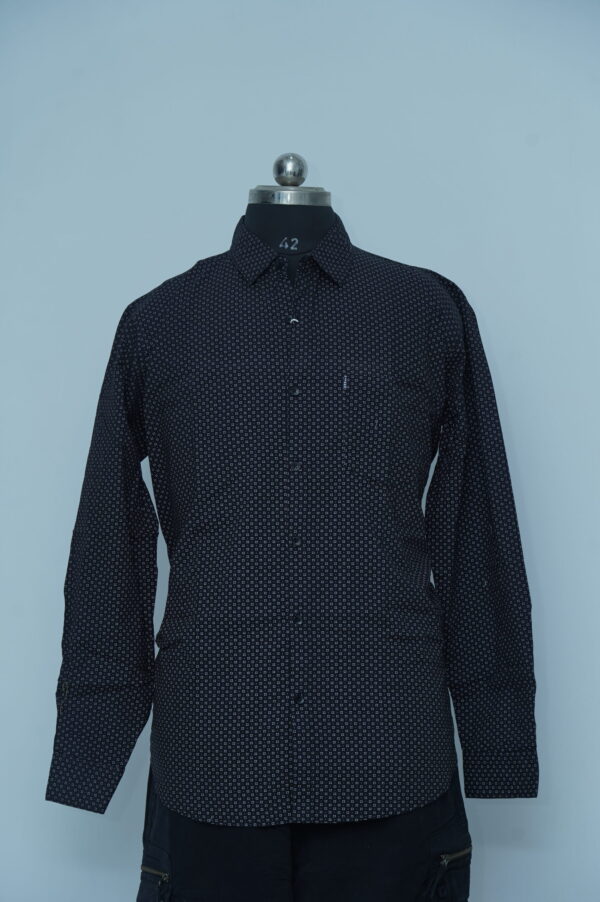 Semi Formal Shirt Black with simple design