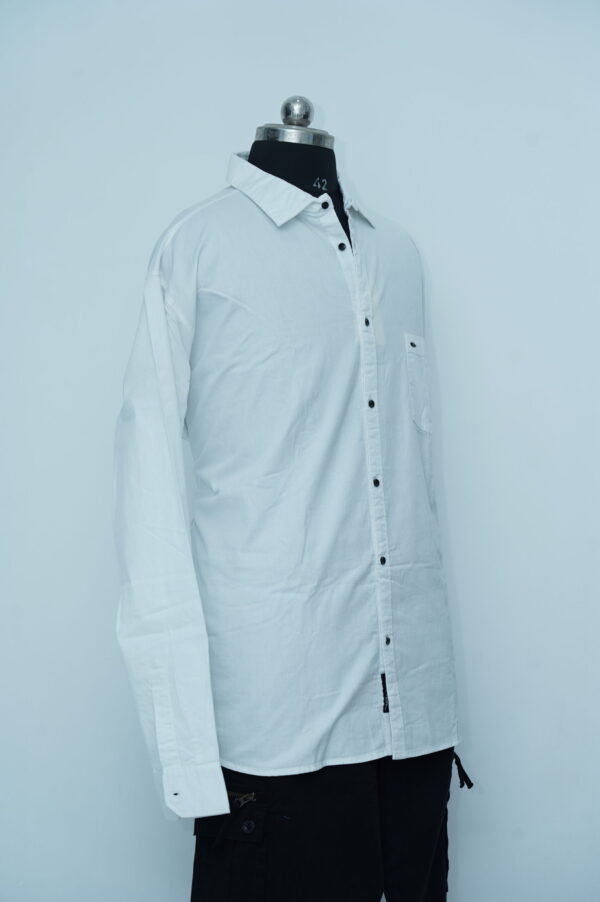 Semi Formal Shirt White Plain - Image 2