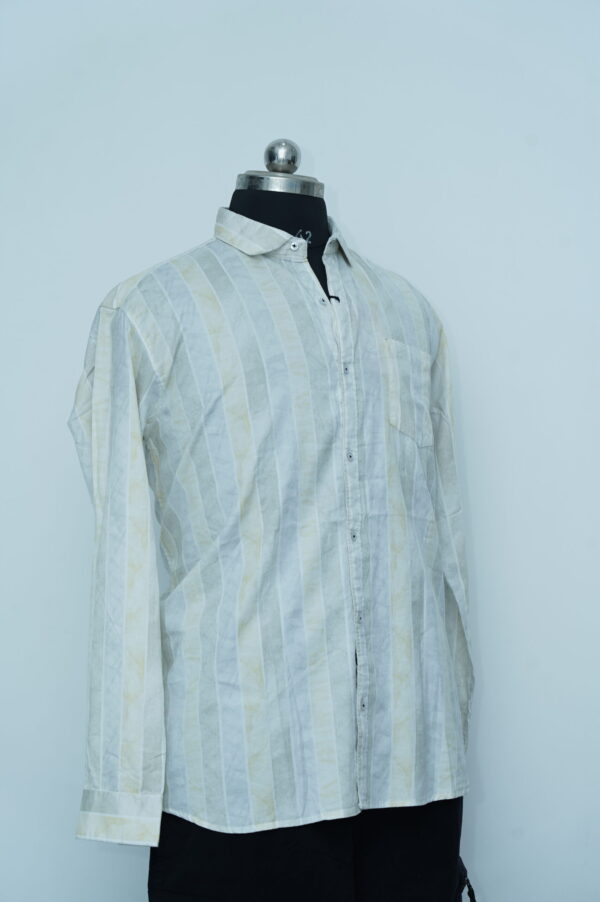 Semi Formal Shirt White Stripes - Image 2